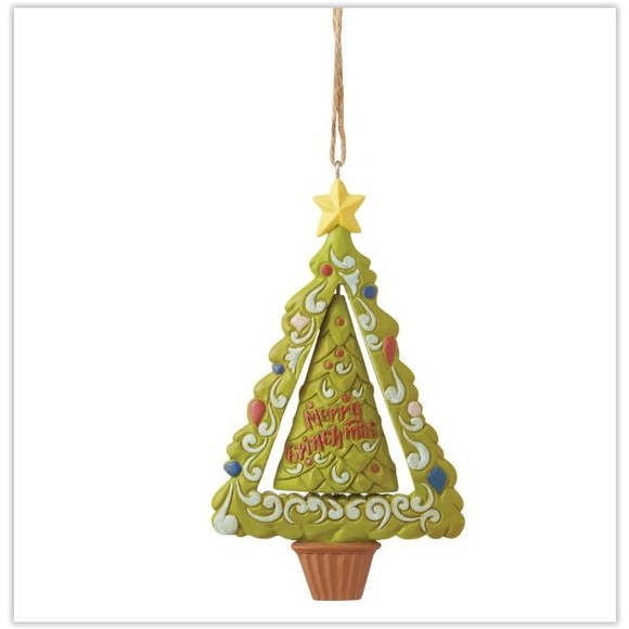 NWT Jim Shore Grinch Gnome Grinchmas Rotating Hanging Tree Ornament - Picture 3 of 6